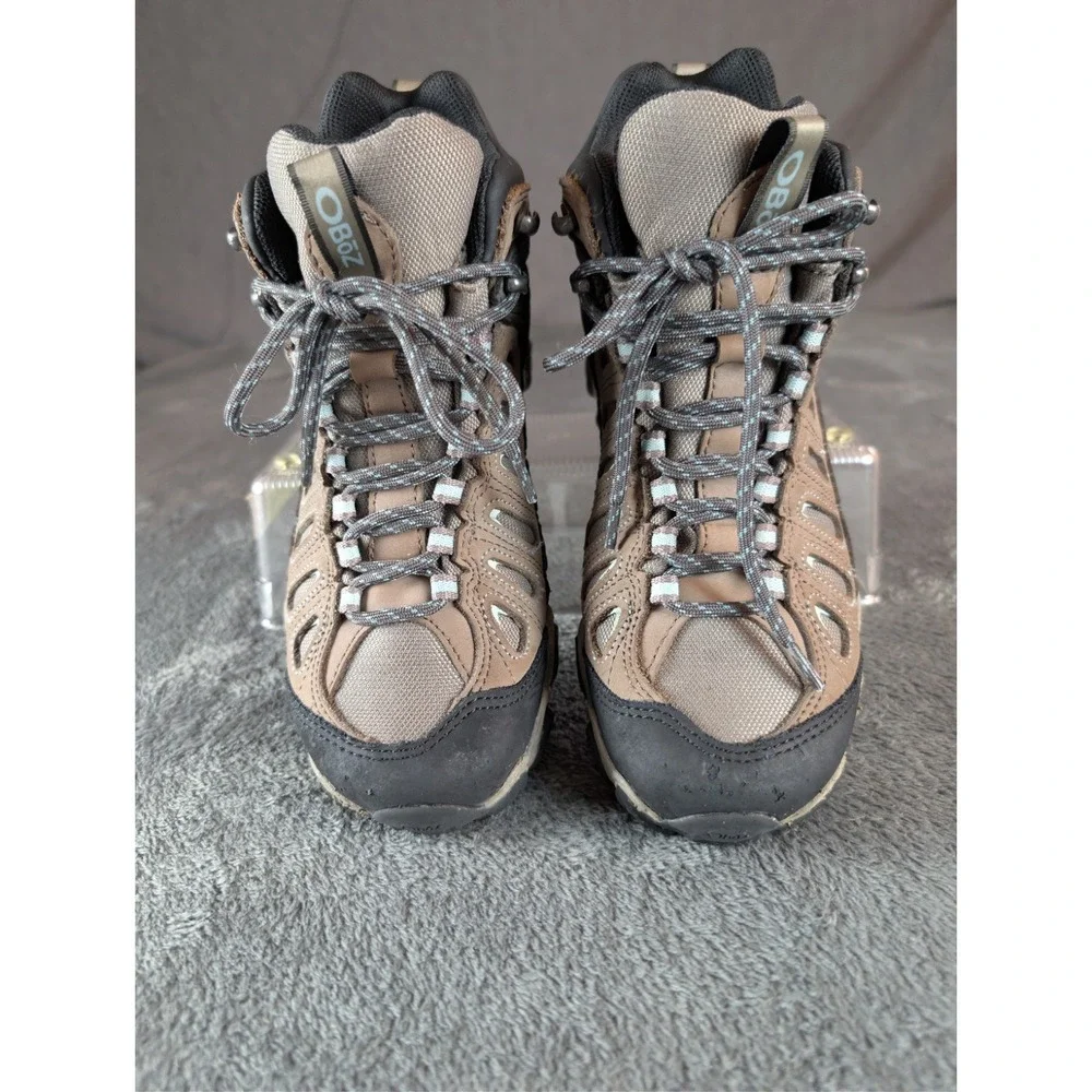 Oboz Mens‎ Sawtooth II Mid B-Dry Boots Brown Hiking Waterproof Shoes EU 38